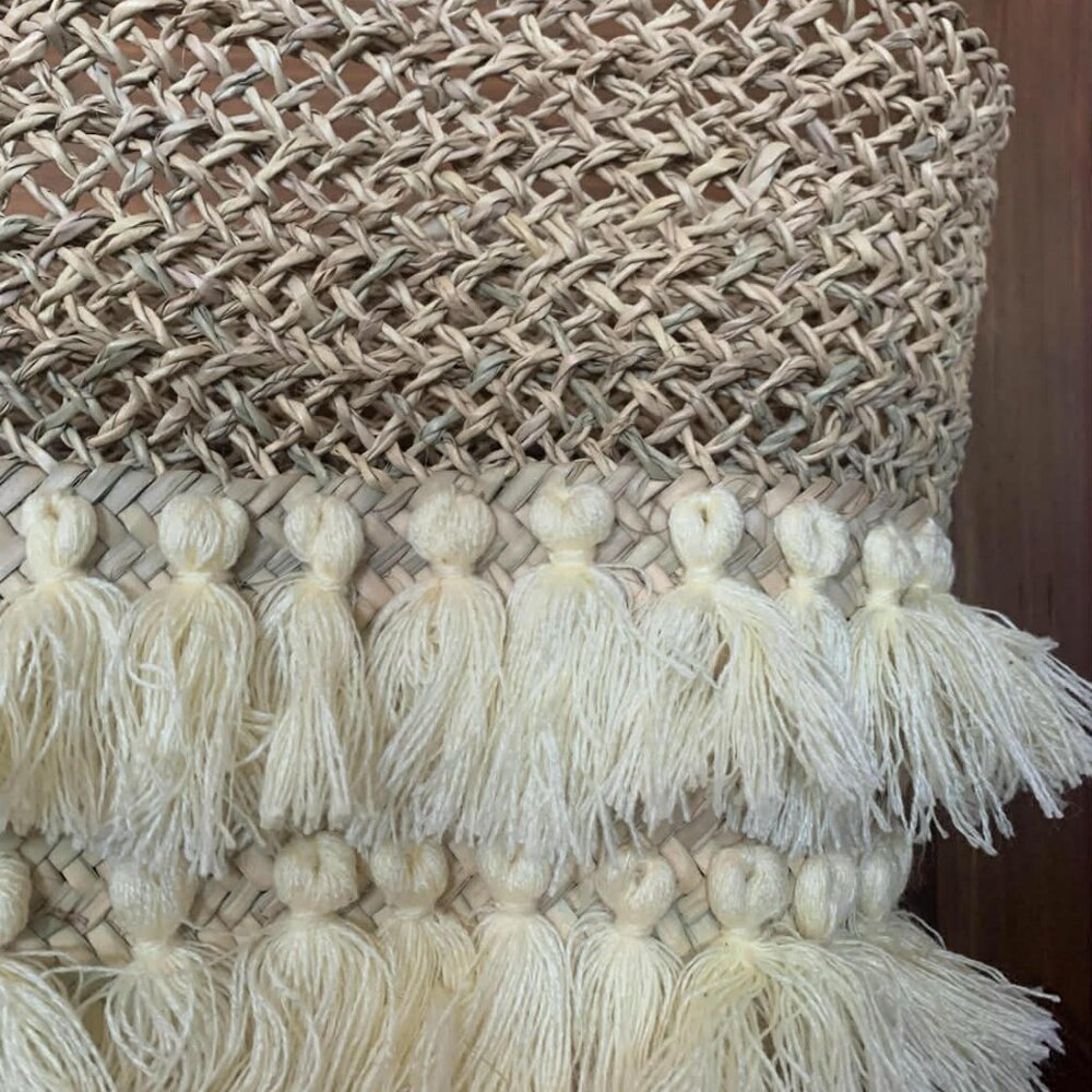 New beach basket bag - Straw bag - picnic basket - Picture 4 of 4